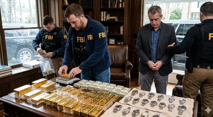 Un fost spion american, David Rush, arestat după descoperirea unor lingouri de aur în valoare de 40 mil $ la o percheziţie la locuinţa acestuia. El a fost inculpat şi cu privire la încasarea a 77.000 $ ca rezervist US Navy şi că minţit cu privire la diplo