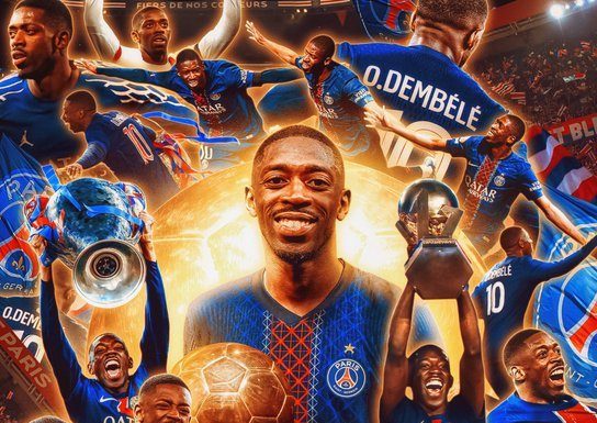 Fotbal: Ousmane Dembele (PSG) a fost desemnat pentru al doilea an consecutiv cel mai bun jucător al sezonului din Ligue 1