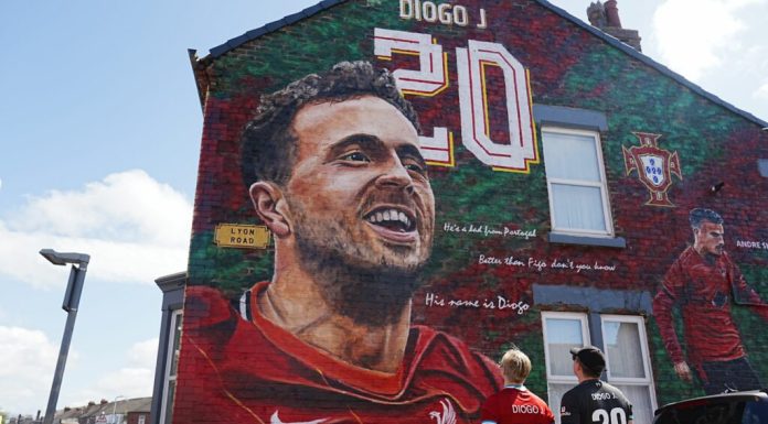 Memorial permanent la Anfield în memoria lui Diogo Jota și a fratelui său, prezentat de Liverpool FC