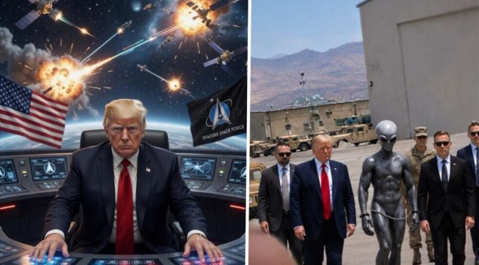 Donald Trump a distribuit imagini generate de AI cu extratereștri capturați și războaie spațiale
