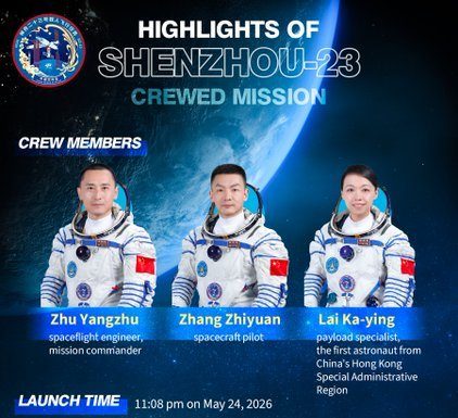 China trimite duminică un astronaut în spaţiu timp de un an