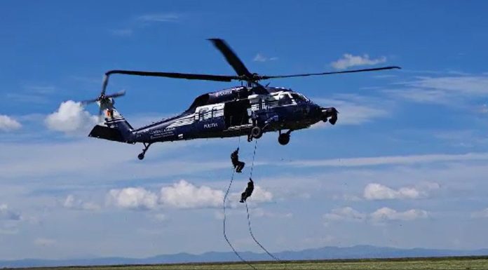 Exercițiul „Blue Guardians” în Suceava: intervenție spectaculoasă cu un elicopter Black Hawk și trupe speciale din trei țări
