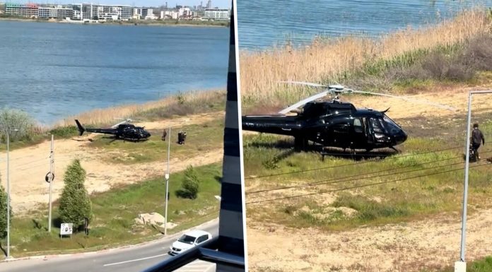 Aroganță în minivacanță. Patru turiști au plecat din Mamaia cu elicopterul. Imaginile au devenit virale