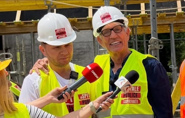 După Cuba Gooding Jr., Eric Roberts a vizitat şantierul noii Clinici de Psihiatrie Pediatrică de la Obregia