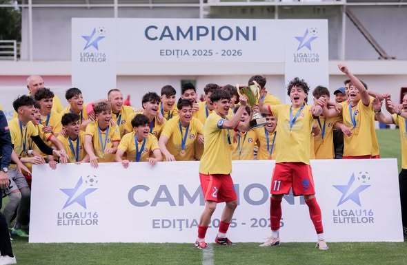 FCSB a câştigat Liga Elitelor U16 după ce a învins-o în finala pentru titlu pe Rapid