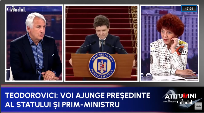 Eugen Teodorovici își recunoaște greșeala politică -„Îmi pare rău, am greșit. Poate azi eram președinte”