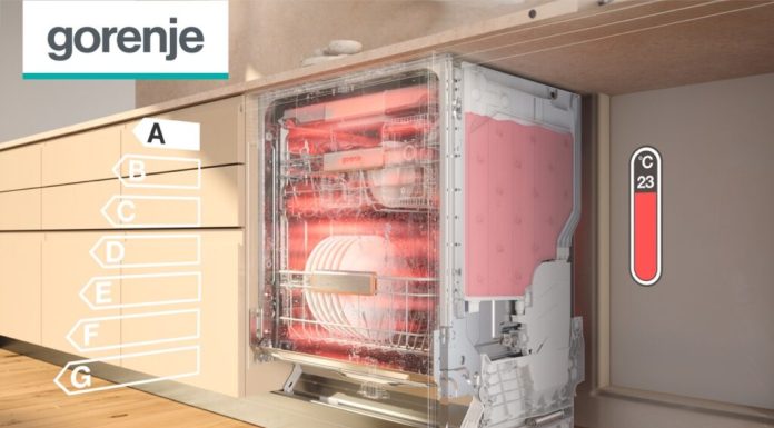 Gorenje lansează o nouă generație de mașini de spălat vase cu eficiență energetică A și igienizare UV