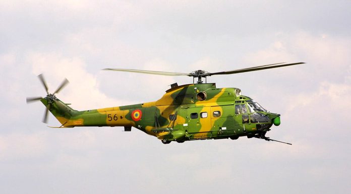 Incident aviatic lângă Reşiţa. Un elicopter militar a trebuit să aterizeze urgent
