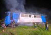 Locomotiva unui tren de pasageri a luat foc, în Bihor. Care a fost cauza incendiului