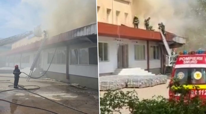 Incendiu la o farmacie din Iași. Pompierii au suplimentat forțele de intervenție