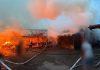 Suceava: Un incendiu violent a cuprins două adăposturi de animale, în localitatea Frătăuţii Vechi – FOTO