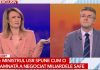 „Aberați! Pregătiți-vă pentru judecată!” Schimb dur de replici între ministrul Irineu Darău și moderatoarea Cătălina Porumbel
