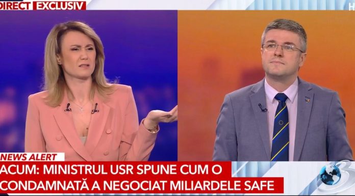 „Aberați! Pregătiți-vă pentru judecată!” Schimb dur de replici între ministrul Irineu Darău și moderatoarea Cătălina Porumbel