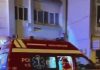 Momentul coliziunii violente dintre o ambulanță aflată în misiune și o mașină care nu i-a acordat prioritate