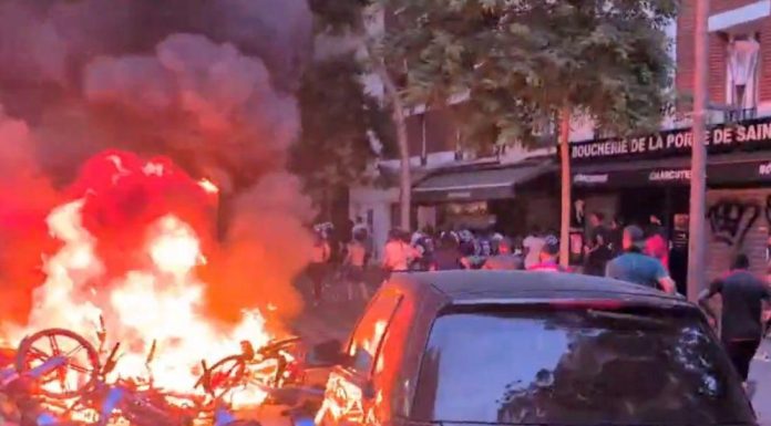 Scene de groază după finala UCL! Capitala Franței a fost distrusă de suporteri: 426 arestări, incendii și polițiști răniți