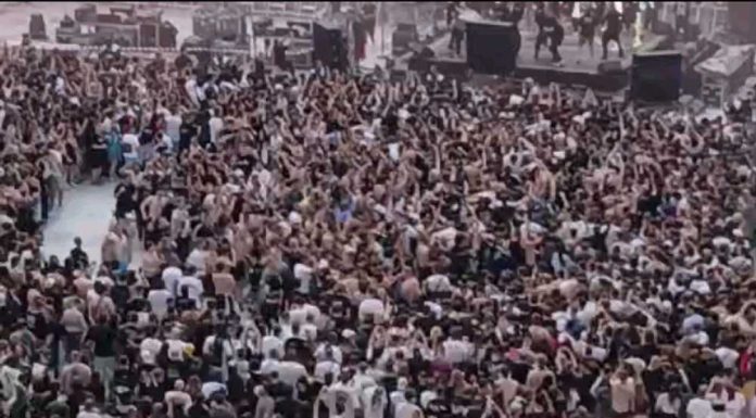 Primele imagini de la concertul Max Korzh de la București surprind un moshpit imens pe Arena Națională