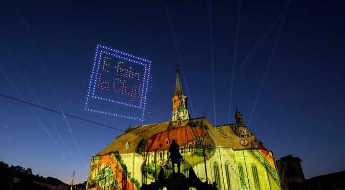 Cum s-a văzut Clujul de la înălțimea celor 400 de drone: Povestea din spatele spectacolului multimedia de la Zilele Clujului 2026