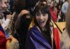 FOTO Alexandra Căpitănescu, primită cu aplauze pe Otopeni după Eurovision