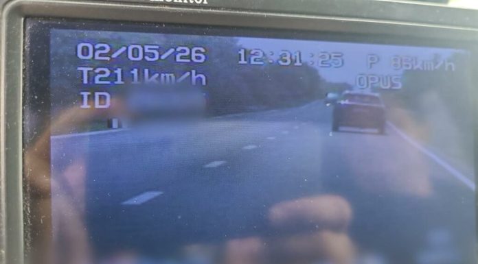 Un bărbat din Timiș, prins cu peste 200 de kilometri la oră pe un drum național