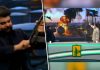 La o emisiune în direct de la televiziunea de stat iraniană, un prezentator a tras cu AK-47 într-un drapel al Emiratelor Arabe Unite