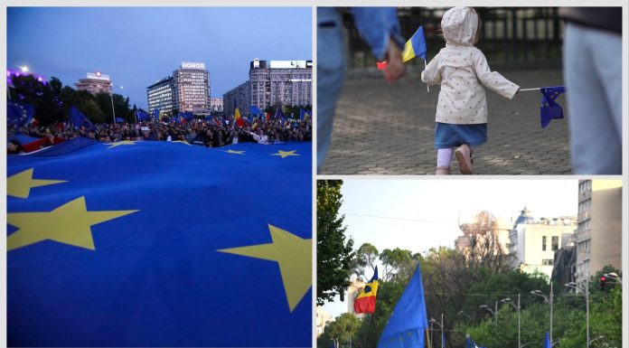 Marş pro-Europa, de 9 Mai, în Bucureşti/ Organizatori: Acum este momentul să susţinem vocea comună a Europei – împotriva slăbiciunilor interne şi a ameninţărilor externe