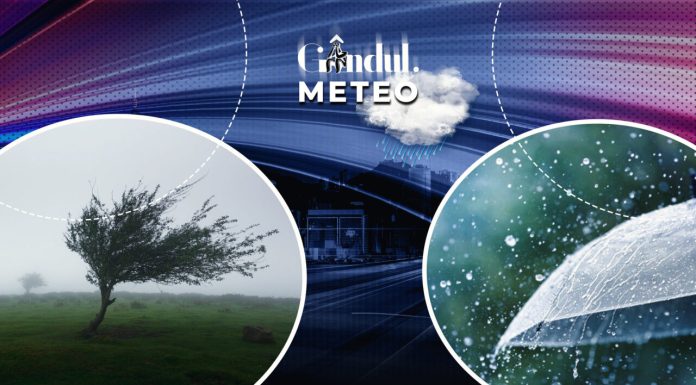 Noi coduri galbene emise de meteorologi. Unde vor fi averse, grindină și intensificări ale vântului. ANM, prognoză în exclusivitate pentru Gândul