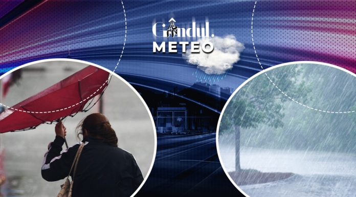 Avertisment al meteorologilor, instabilitate atmosferică accentuată. Unde va ploua torențial și unde va cădea grindină. ANM, informații de ultimă oră pentru Gândul