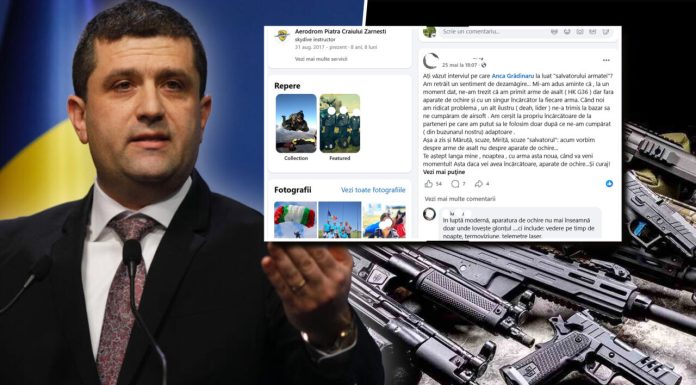 Cadrele militare râd de declaraţiile lui Radu Miruţă şi-l invită la instrucţie: „Te aştept lângă mine, noaptea, cu arma asta nouă”