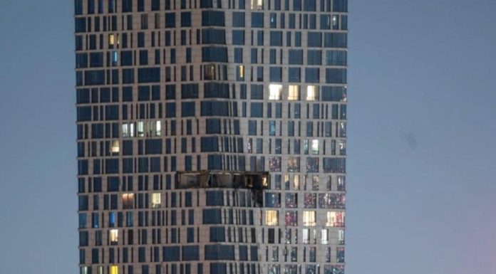 Imobil rezidenţial avariat la Moscova, într-un atac ucrainean cu dronă, înaintea defilări de la 9 Mai, anunţă Sobianin