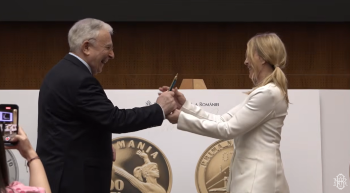 BNR a lansat monede dedicate împlinirii a 50 de ani de la primul 10 obţinut de Nadia Comăneci la JO. “Generaţia de azi şi cele care vin să ştie că nu trebuie să fii născut într-un loc anume ca să fii cel mai bun în ceea ce faci”, spune Nadia – VIDEO
