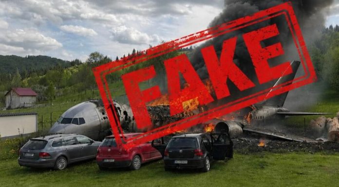 Imagini false pe rețelele sociale cu prăbușirea unui avion în Neamț. Autoritățile dezmint