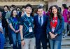 Nicușor Dan îi felicită pe elevii din lotul național de robotică, învingători la Campionatul Mondial „FIRST Tech Challenge” din SUA