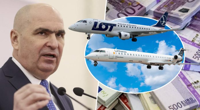 Cum au fost aruncați în aer banii orădenilor pentru 2 linii aeriene fără călători: 3,3 milioane de euro pentru zboruri în care se află doar doi pasageri. Contractul a fost semnat pe vremea când președintele CJ era Ilie Bolojan.