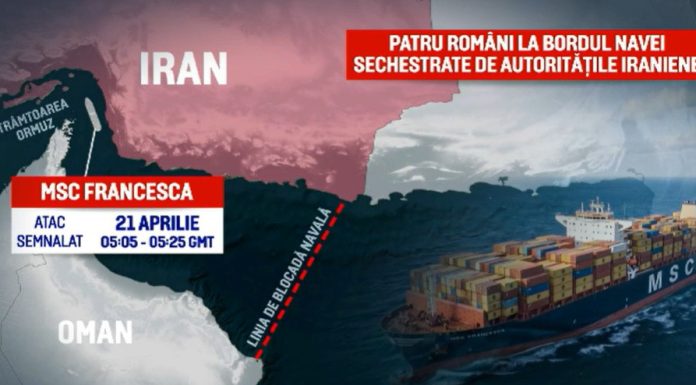 Liderul SLN, despre marinarii români sechestrați de iranieni în Ormuz: „Au vrut să treacă fără aprobare. S-a tras asupra lor”