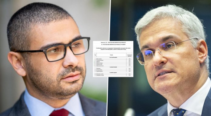 Documente oficiale. Cum a schimbat ministrul demis Pîslaru, din Guvernul demis Bolojan, legea salarizării și grilele de salarii care au scandalizat o țară întreagă