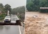 Martorii surprind momentul în care o mașină cade în râu după prăbușirea unui pod în China pe durata inundațiilor locale