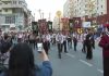 Procesiune impresionantă la Târgu Jiu de Sfinții Împărați Constantin și Elena. Peste 1.000 de credincioși au participat