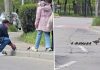 Imaginile zilei. Cum a ajutat un bărbat un cârd de rațe să treacă o stradă din Constanța