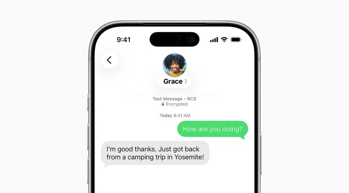 Apple criptează mesajele RCS