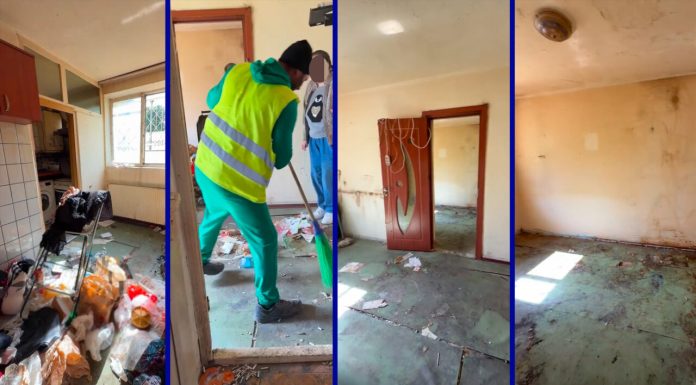(P) Salubrizare 5: Locuință insalubră din Sectorul 5, igienizată după sesizările locatarilor