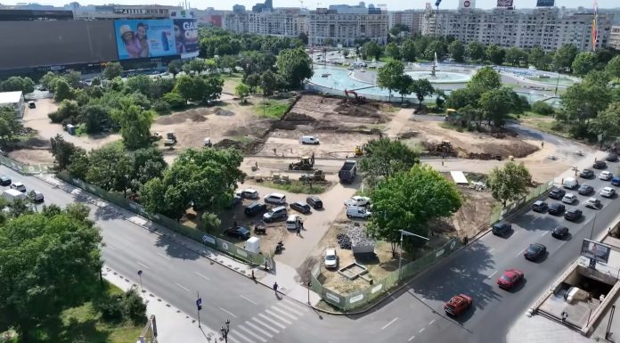 VIDEO Prima etapă de refacere a Planșeului Unirii s-a încheiat