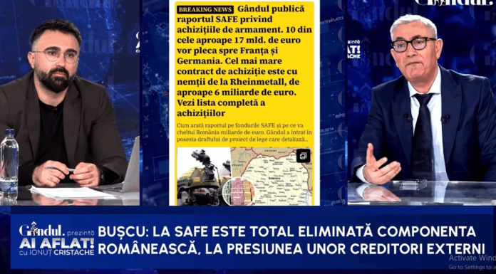 SAFE, nu foarte safe pentru industria noastră de apărare. Doru Bușcu: Tot ce era mare, brut, blindatele se puteau face în România