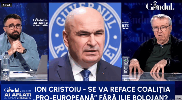 Poate reface Bolojan coaliția pro-europeană din opoziție? Cristoiu: El nu e om politic/Principala condiție e următoarea
