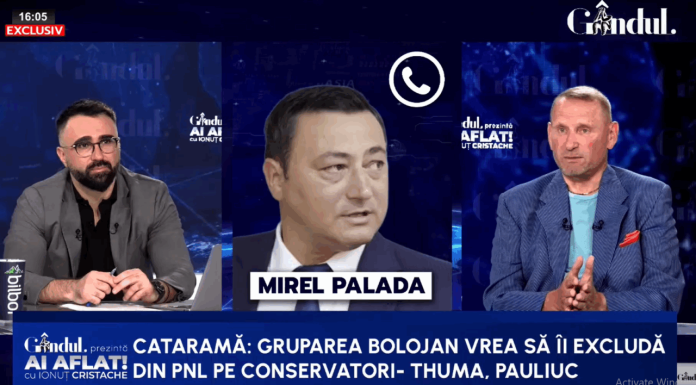 Avertismentul lui Viorel Cataramă: Bolojan vrea să îi excludă din PNL pe conservatori, pe toți care se opun politicii neomarxiste