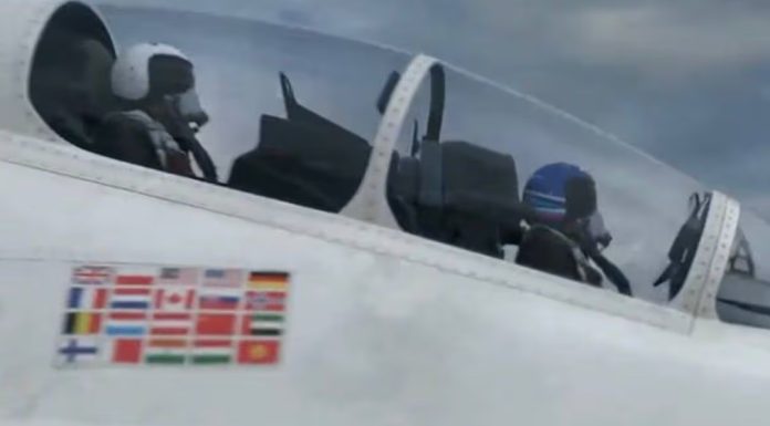 Moment stânjenitor pentru Vladimir Putin: avioanele ruse au afișat steaguri NATO în timpul transmisiunii în direct