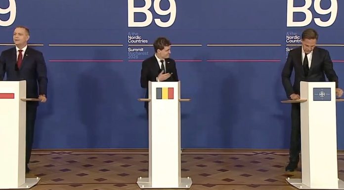 Nicuşor Dan, la finalul Summitului: Statele din formatul B9, statele din zona nordică, au preocupări comune şi au o ameninţare comună, Rusia – VIDEO