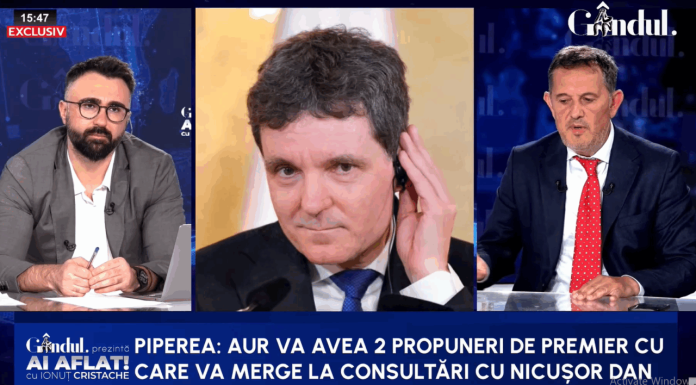 Soluția AUR de a-i forța mâna lui Nicușor Dan. Piperea: Își va face guvernul informal de care vorbește/Va izbucni în râs, cum face el