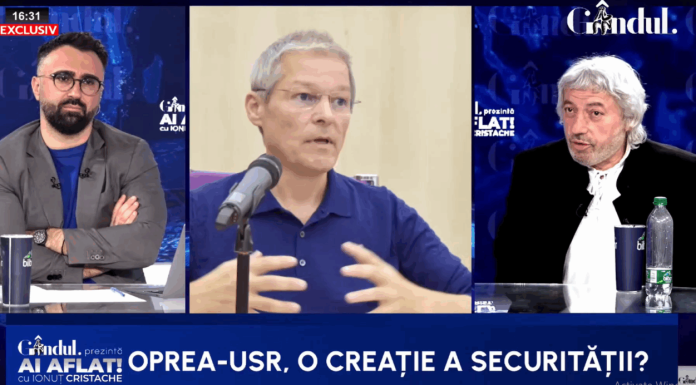 Este USR o creație a Securității? Marius Oprea: Cioloș, unul dintre fondatori, a supravegheat casa Doinei Cornea