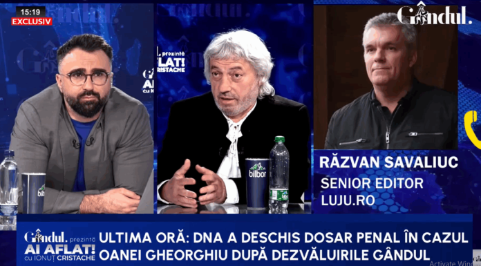 Istoricul Marius Oprea a identificat marea greșeală făcută de vicepremierul Oana Gheorghiu: A tratat Guvernul ca pe un ONG