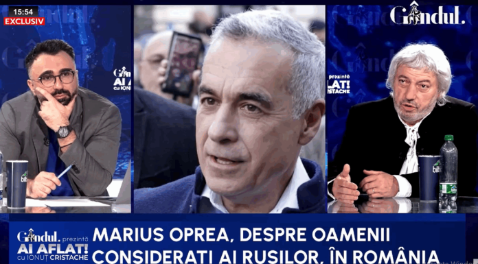 Anularea alegerilor, o confruntare între grupările din servicii? Marius Oprea: Georgescu e pe placul uneia/A câștigat acea parte care mai și lucrează